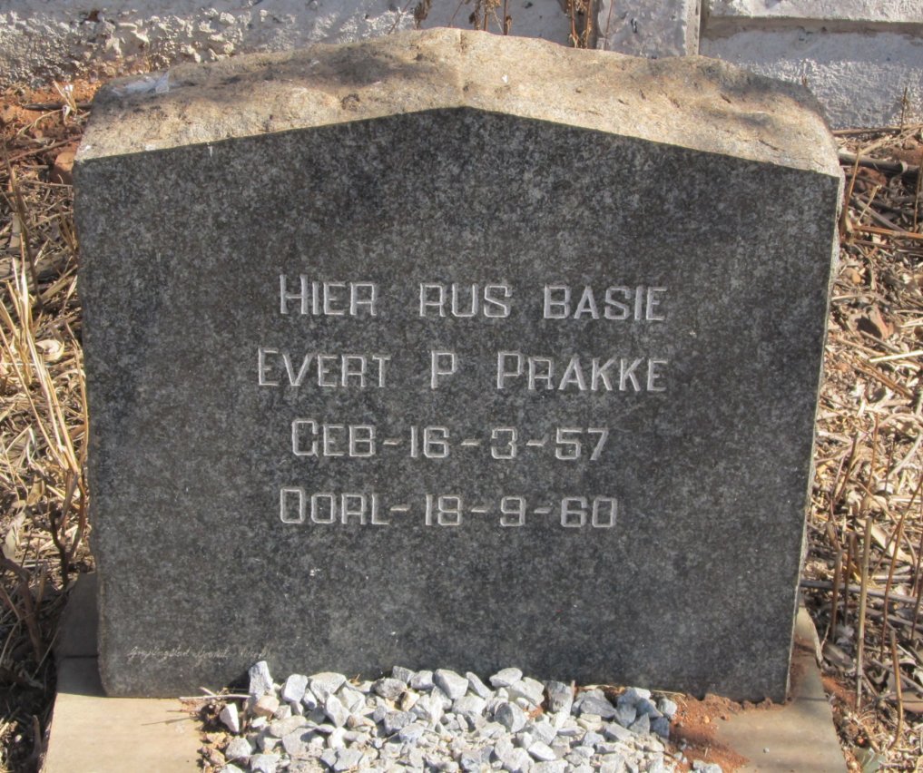 PRAKKE Evert P. 1957-1960