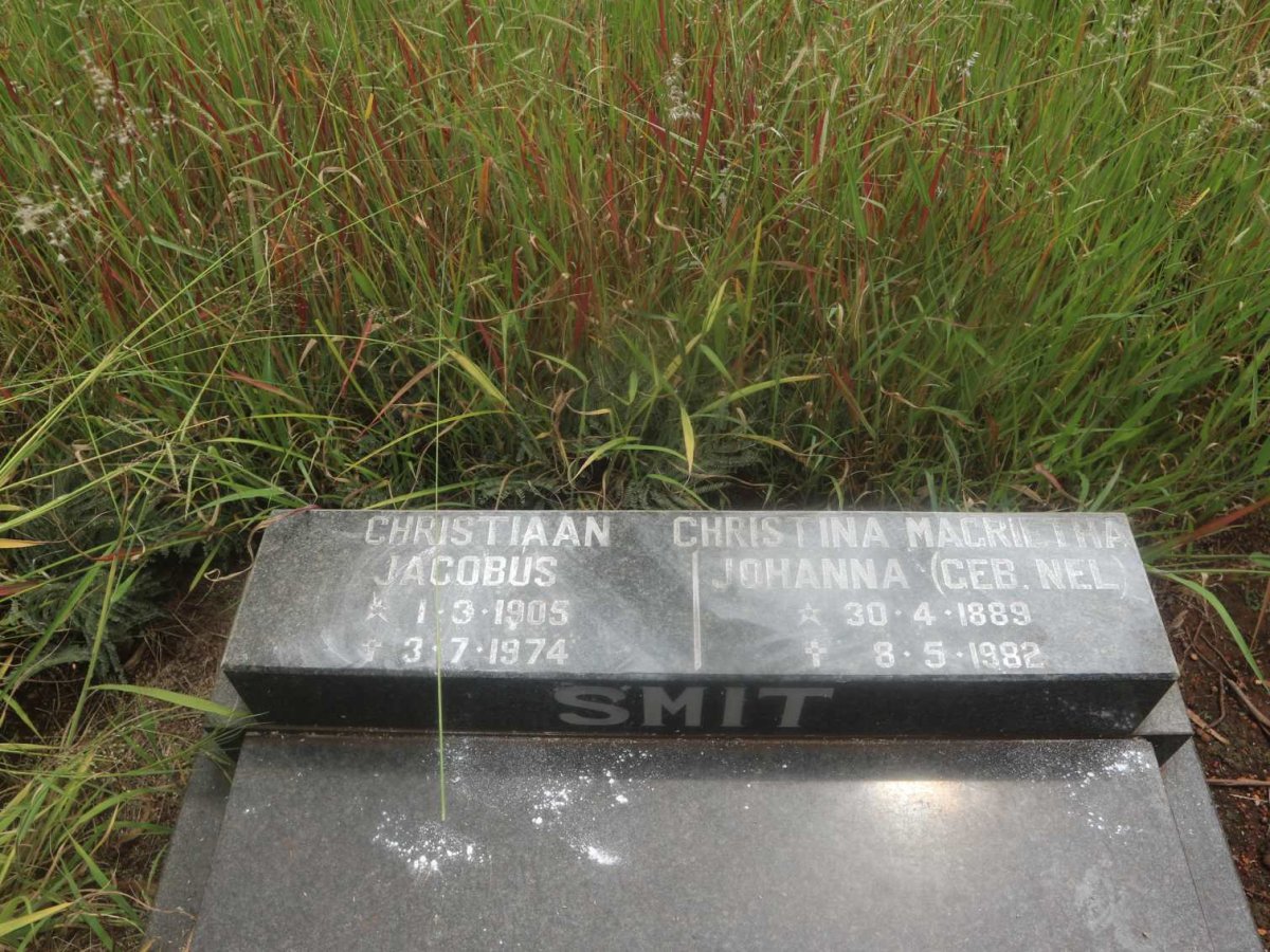 SMIT Christiaan Jacobus 1905-1974 &amp; Christina Magrietha Johanna NEL 1889-1982