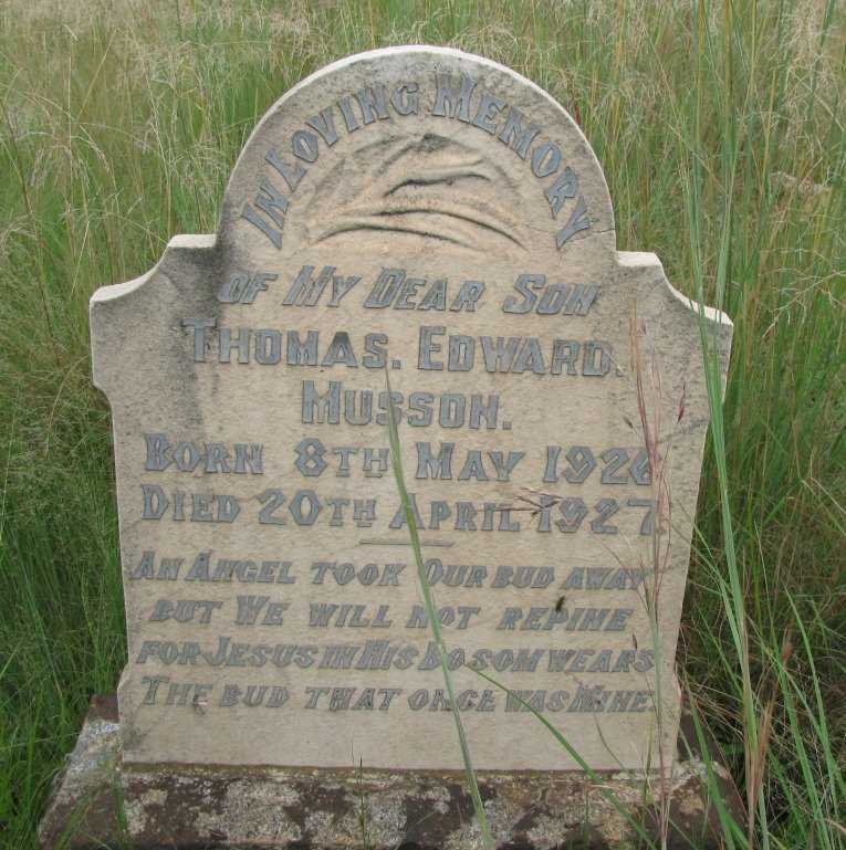 MUSSON Thomas Edward 1926-1927