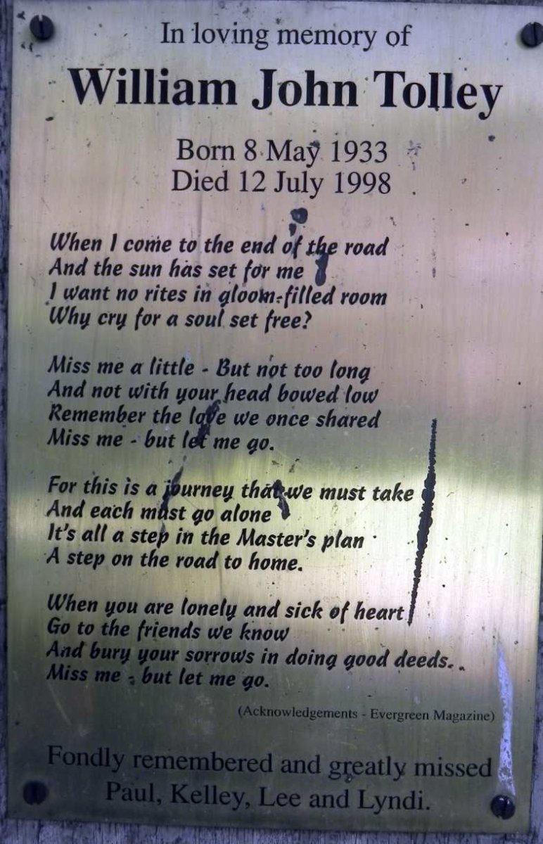 TOLLEY William John 1933-1998