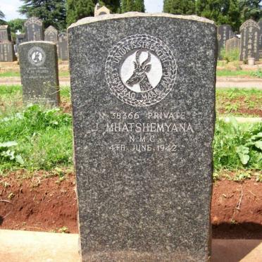 MHATSHEMYANA J. -1942