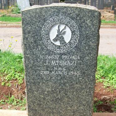 MTSHAZI J. -1945