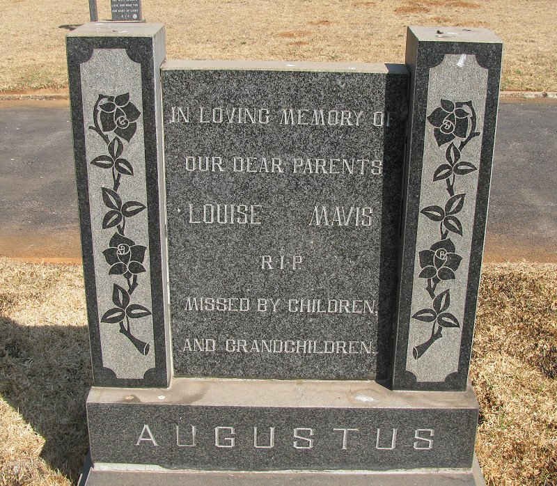 AUGUSTUS Louise Mavis