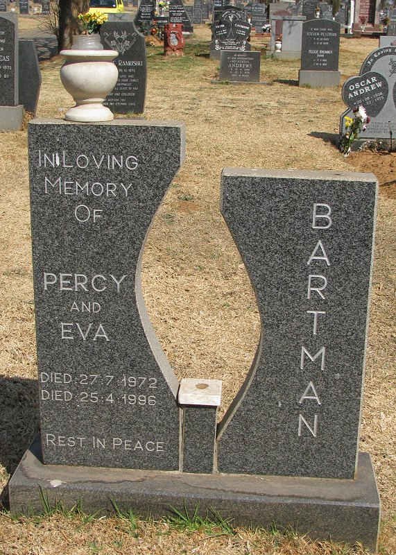 BARTMAN Percy -1972 &amp; Eva -1996