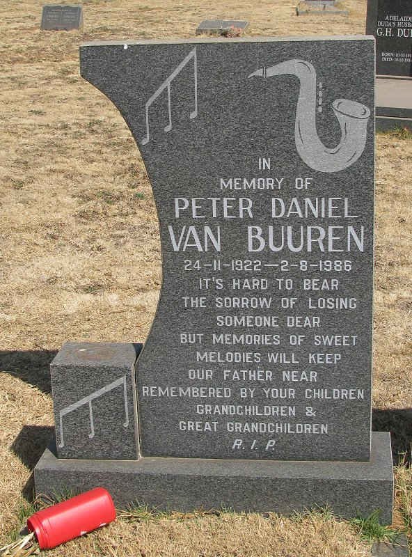 BUUREN Peter Daniel, van 1922-1986