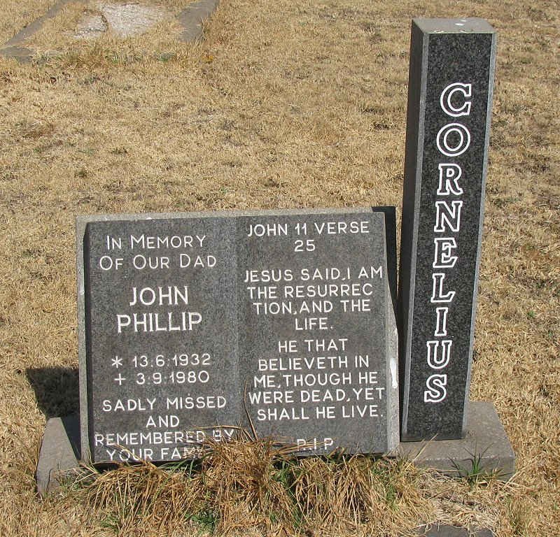 CORNELIUS John Phillip 1932-1980