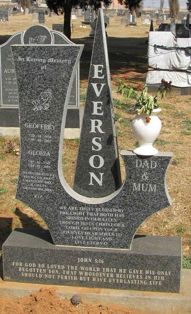 EVERSON Geoffrey 1938-2002 &amp; Gloria 1945-2005