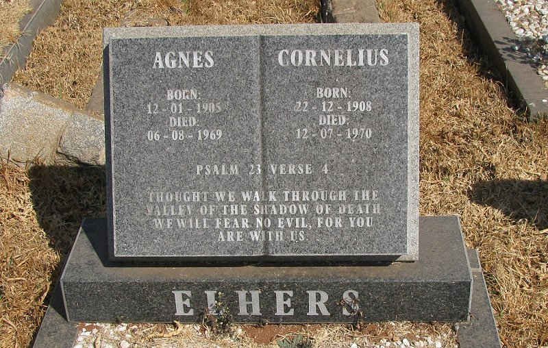 ELHERS Christopher 1908-1970 &amp; Agnes 1905-1969