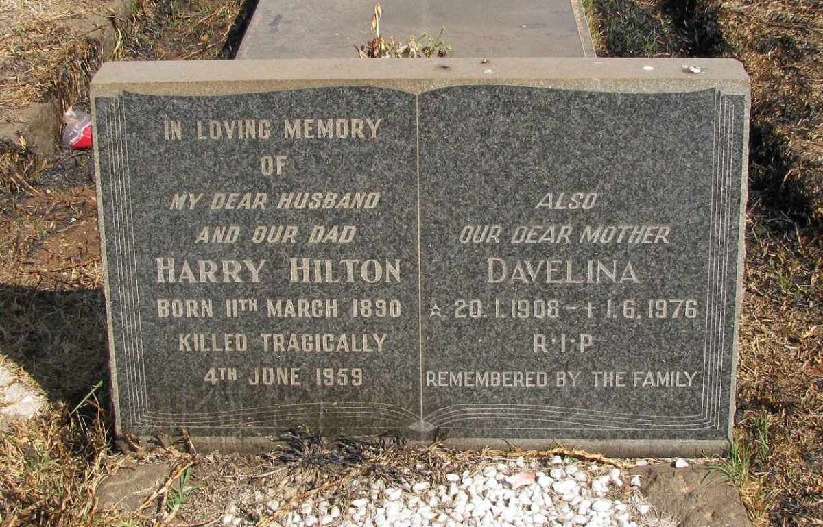 HILTON Harry 1890-1959 &amp; Davelina 1908-1976