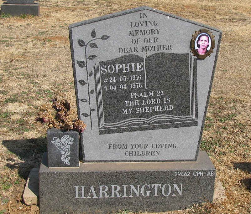 HARRINGTON Sophie 1916-1976