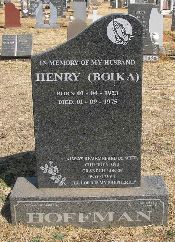 HOFFMAN Henry 1923-1975