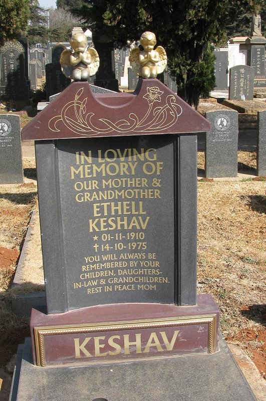 KESHAV Ethell 1910-1975