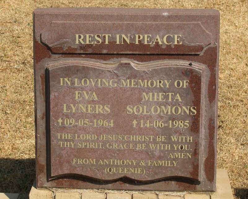 LYNERS Eva -1964 :: SOLOMONS Mieta -1985