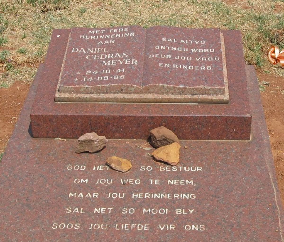 MEYER Daniel Cedras 1941-1985