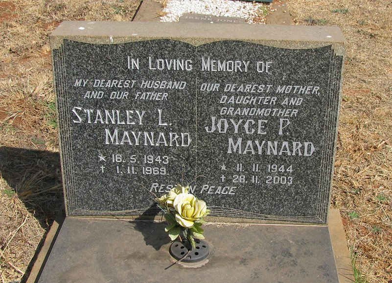 MAYNARD Stanley L. 1943-1969 &amp; Joyce P. 1944-2003