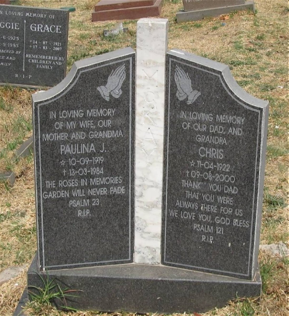 MCKAY Chris 1922-2000 &amp; Paulina J. 1919-1984