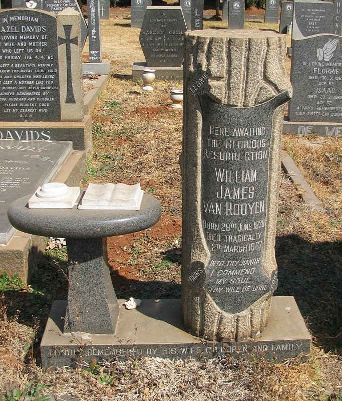 ROOYEN William James, van 1938-1967