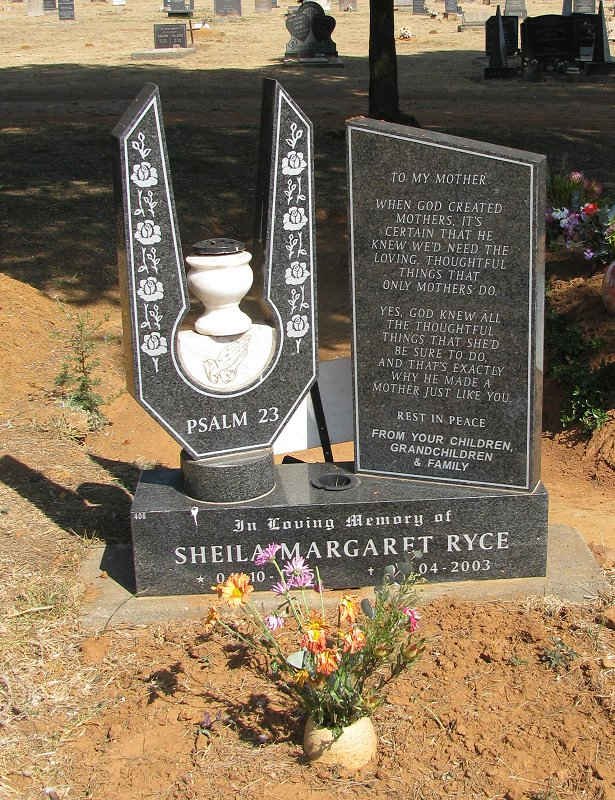 RYCE Sheila Margaret -2003