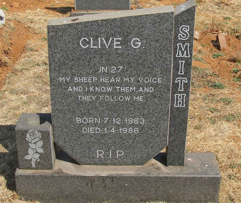 SMITH Clive G. 1963-1986