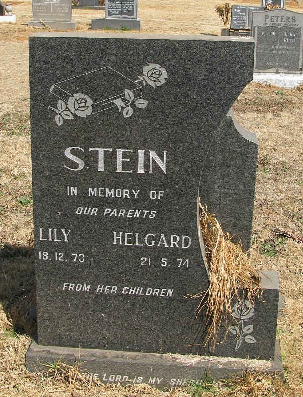 STEIN Helgard -1974 &amp; Lily -1973