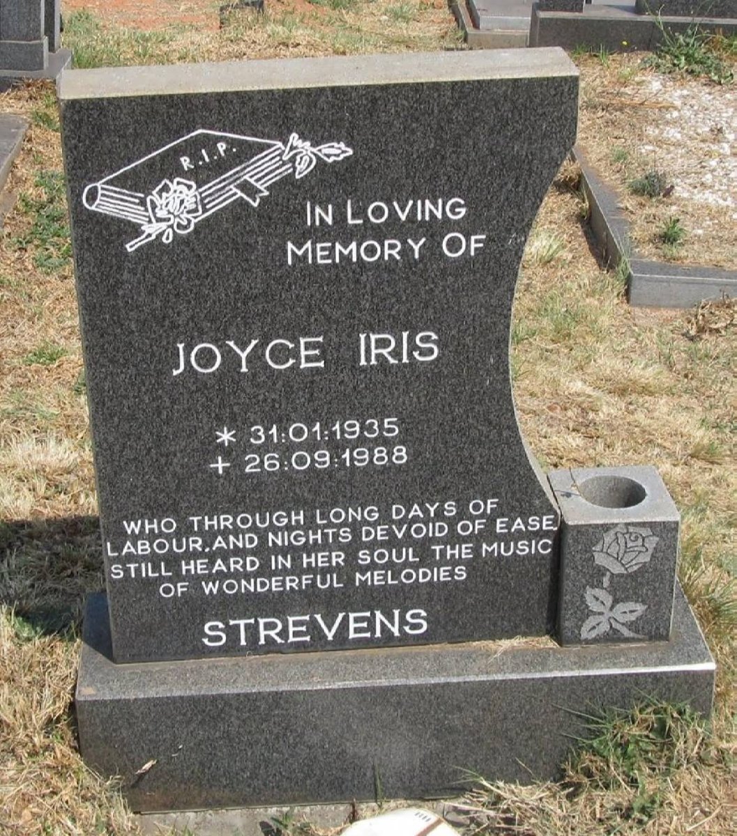STREVENS Joyce Iris 1935-1988