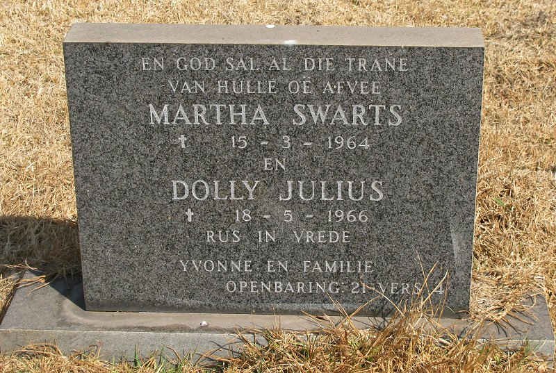 SWARTS Martha -1964 :: JULIIUS Dolly 1966
