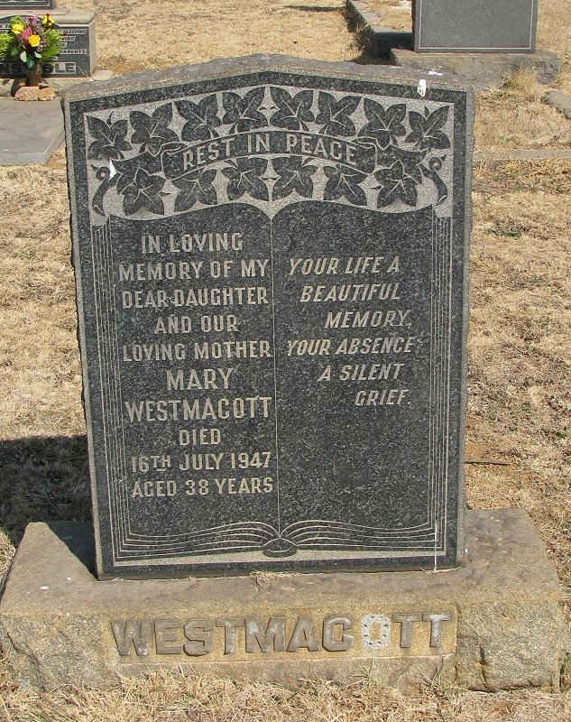 WESTMACOTT Mary -1947