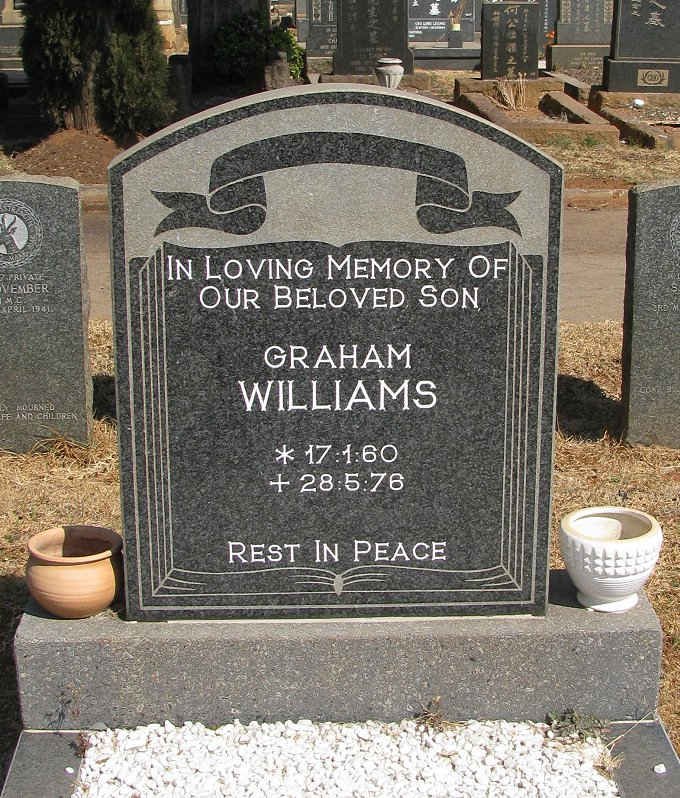 WILLIAMS Graham 1960-1976