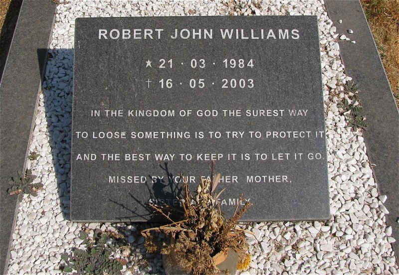 WILLIAMS John Robert 1984-2003