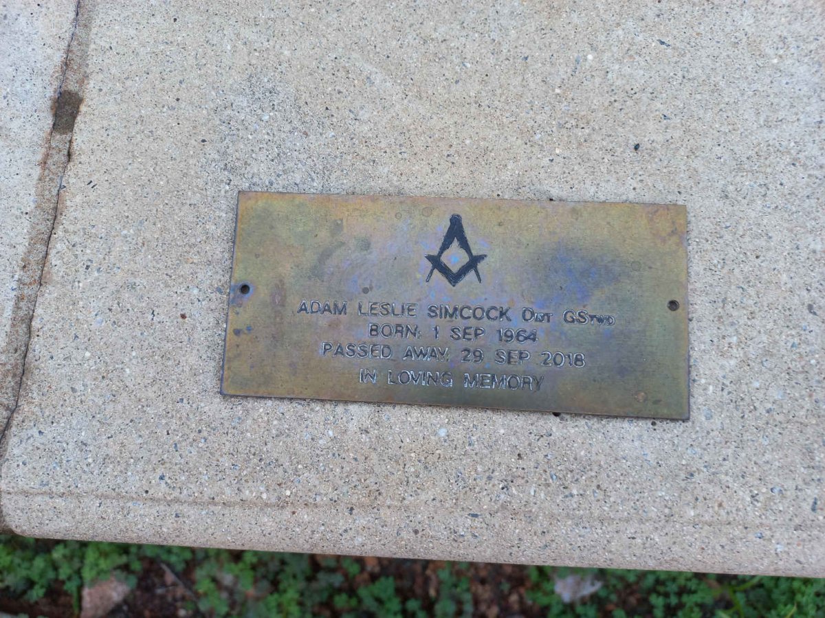 SIMCOCK Adam Leslie 1964-2018
