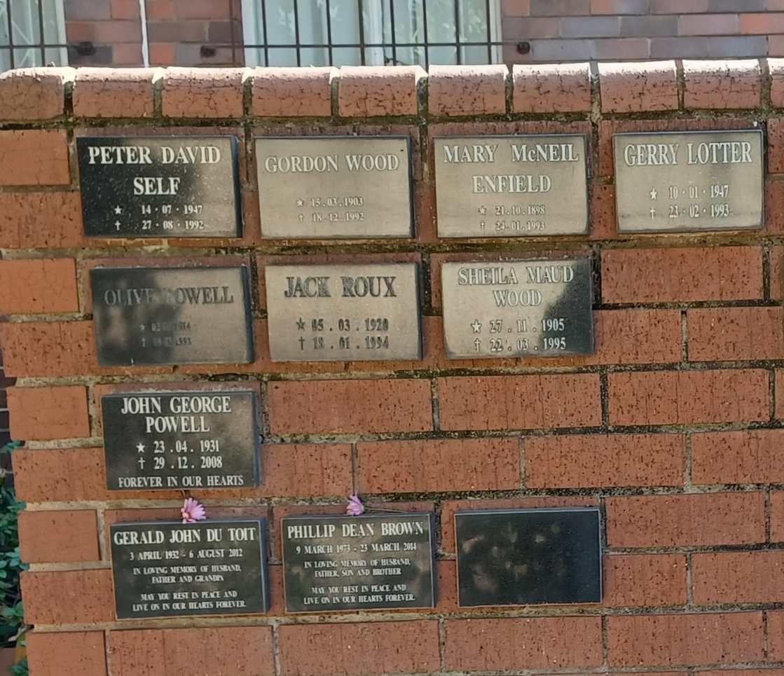 13. Memorial Wall