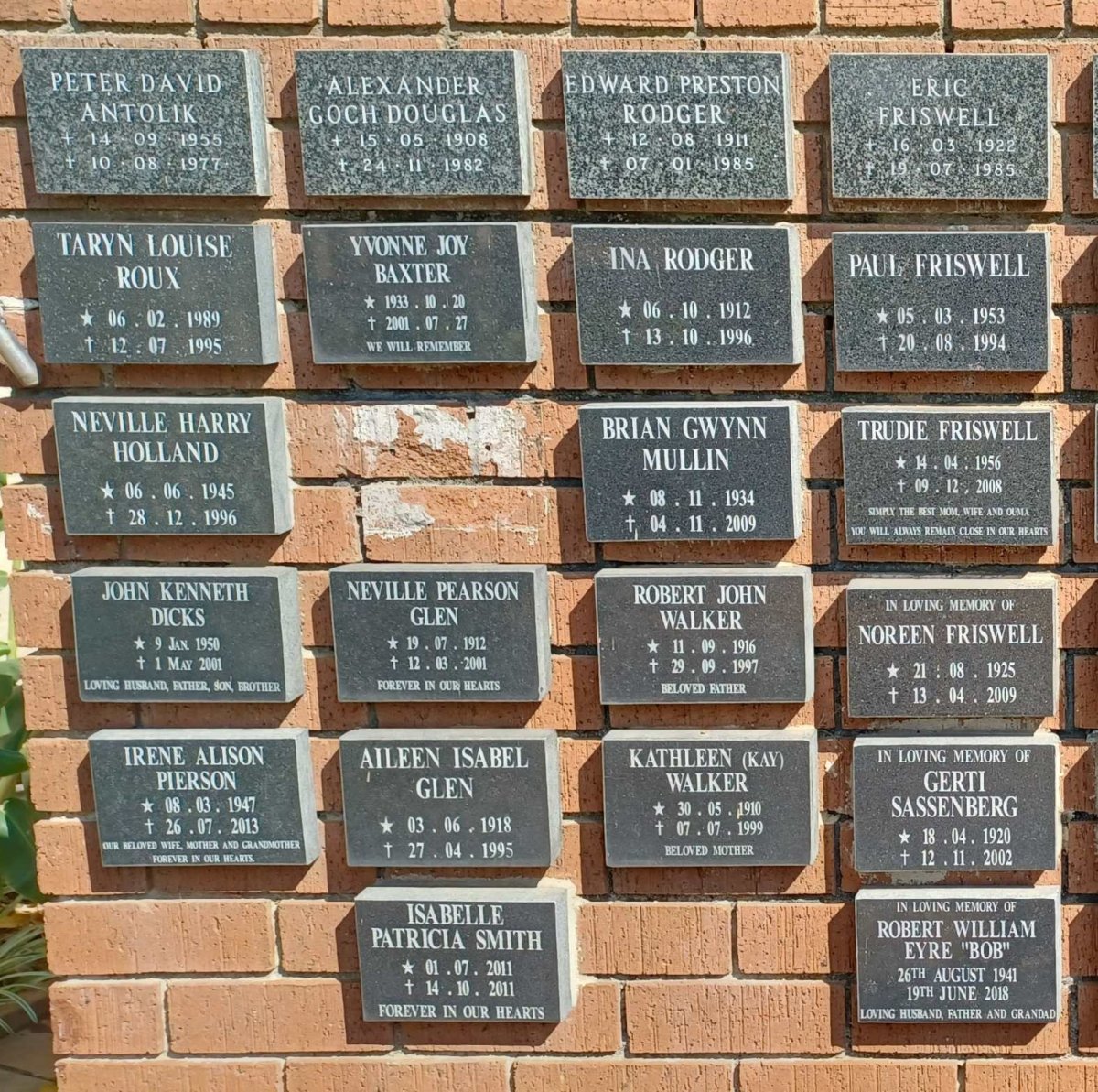 03. Memorial Wall