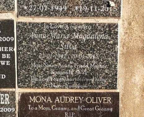 SILVA Anna Maria Magdalena 1911-2015