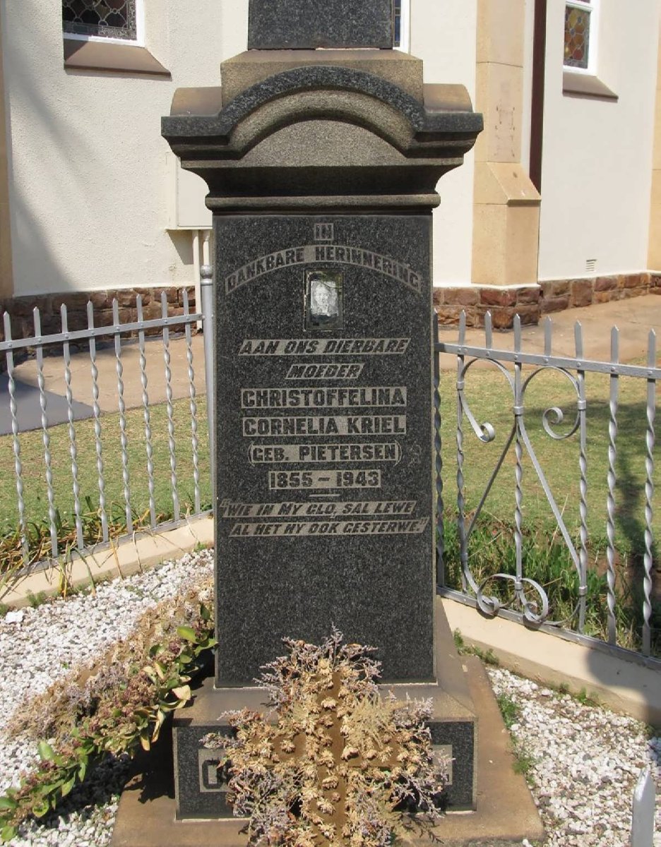 KRIEL Christoffelina Cornelia nee PIETERSEN 1855-1943