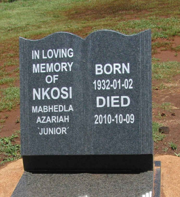NKOSI Mabhedla Azariah 1932-2010