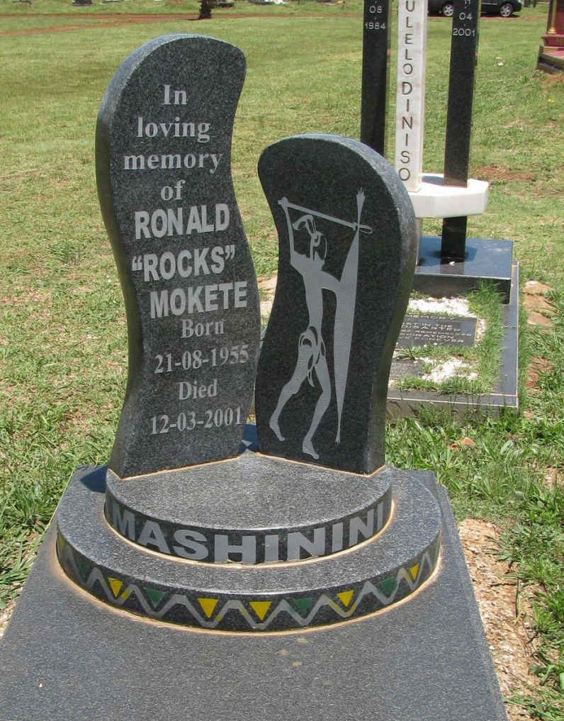 MASHININI Ronald Mokete 1955-2001