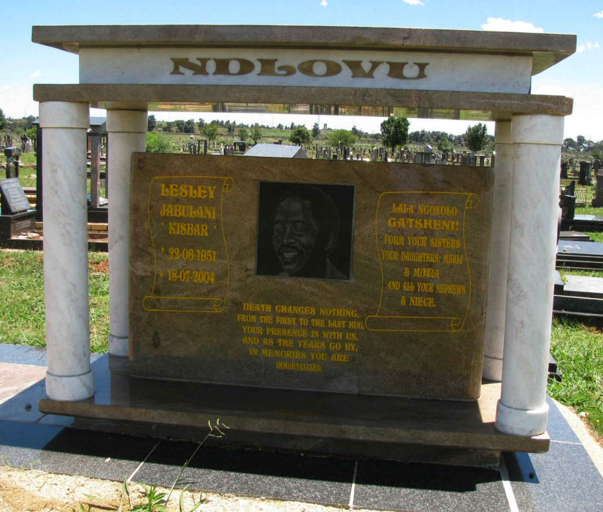 NDLOVU Lesley Jabulani 1951-2004