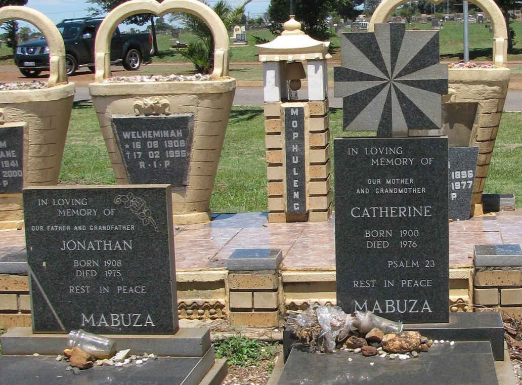 MABUZA Jonathan 1908-1975 :: MABUZA Catherine 1900-1976