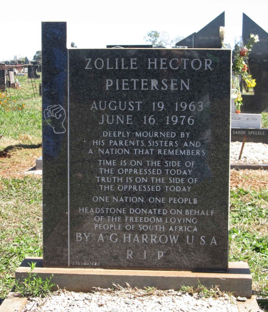 PIETERSEN Zolile Hector 1963-1976