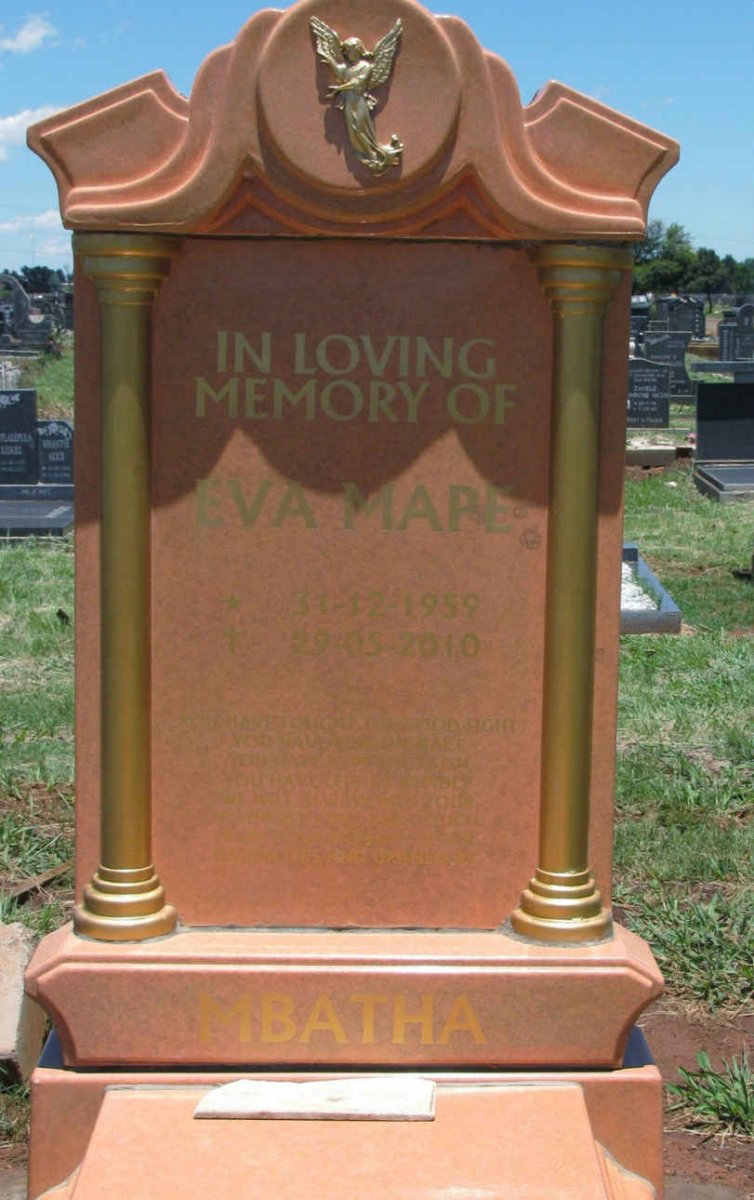 MBATHA Eva Mape 1959-2010