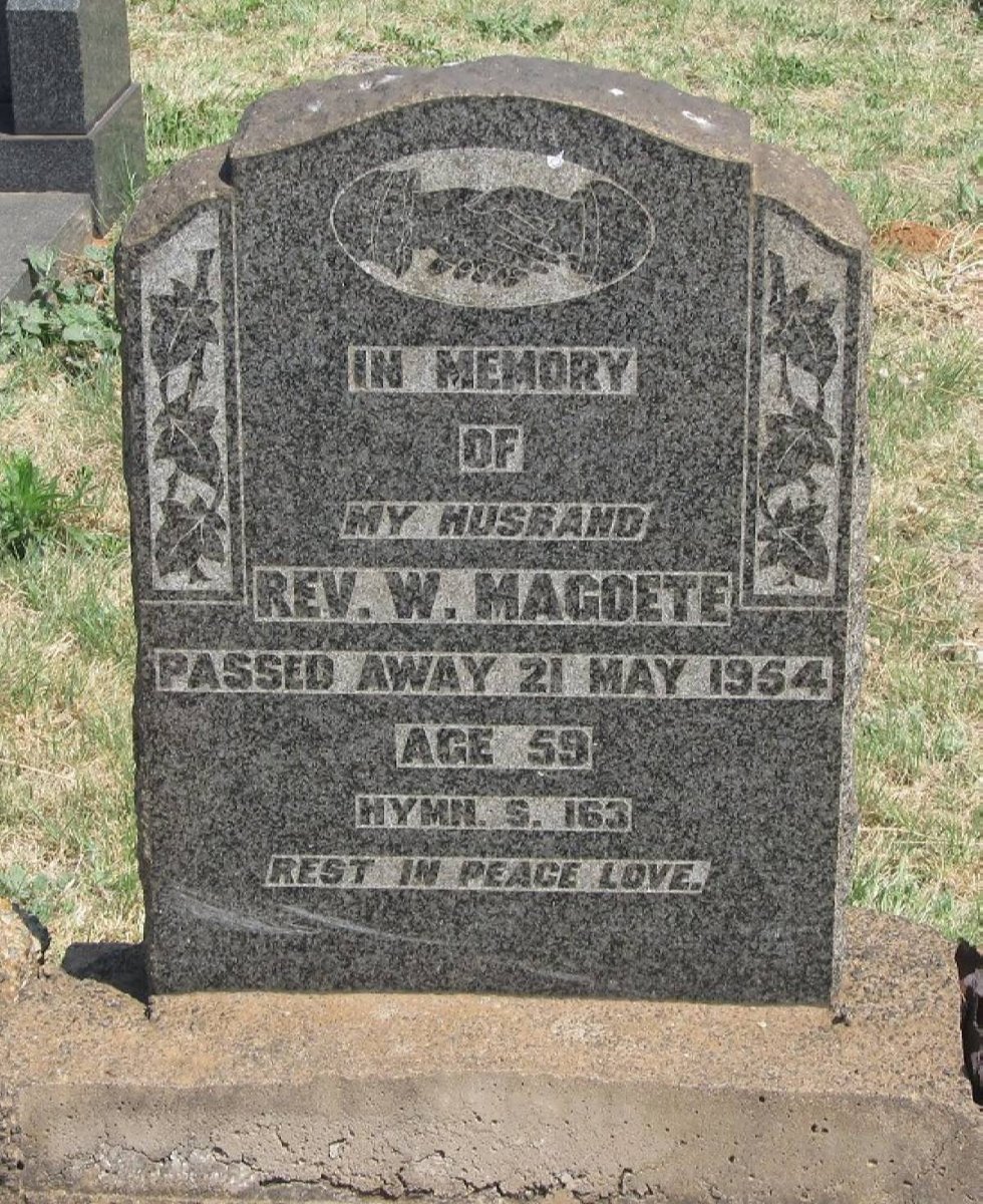 MAGOETE W. -1954