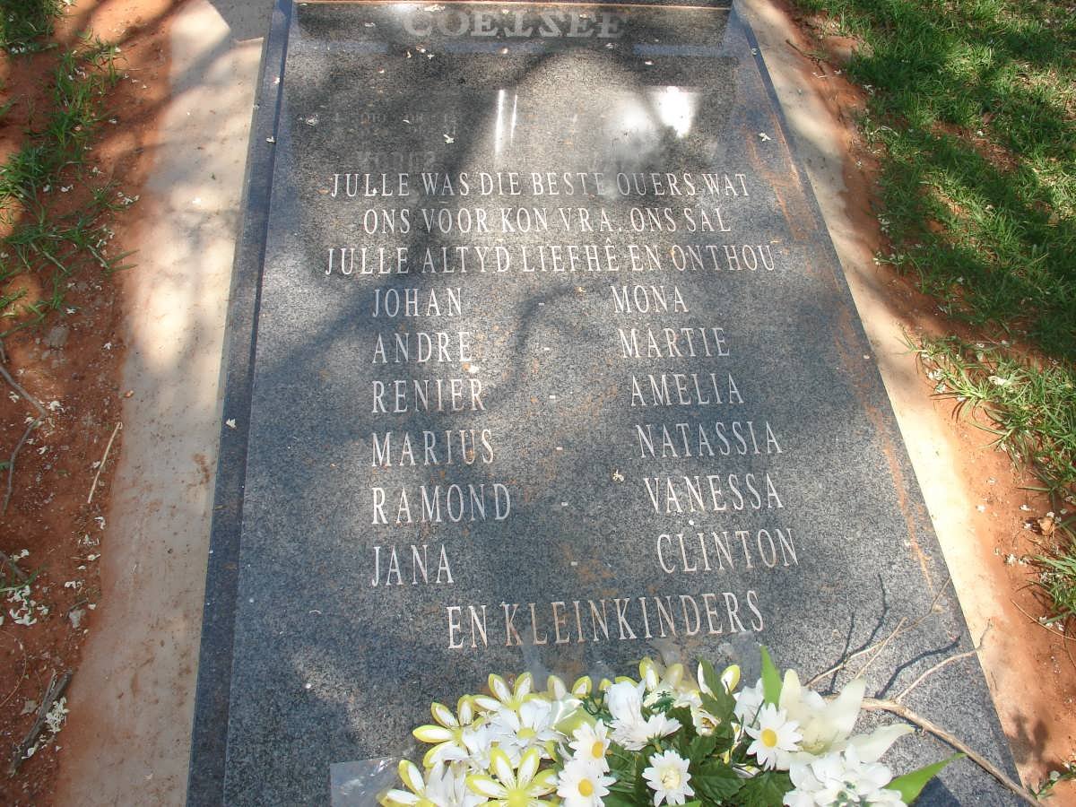 COETZEE Kobus 1937-2010 &amp; Trix 1941-
