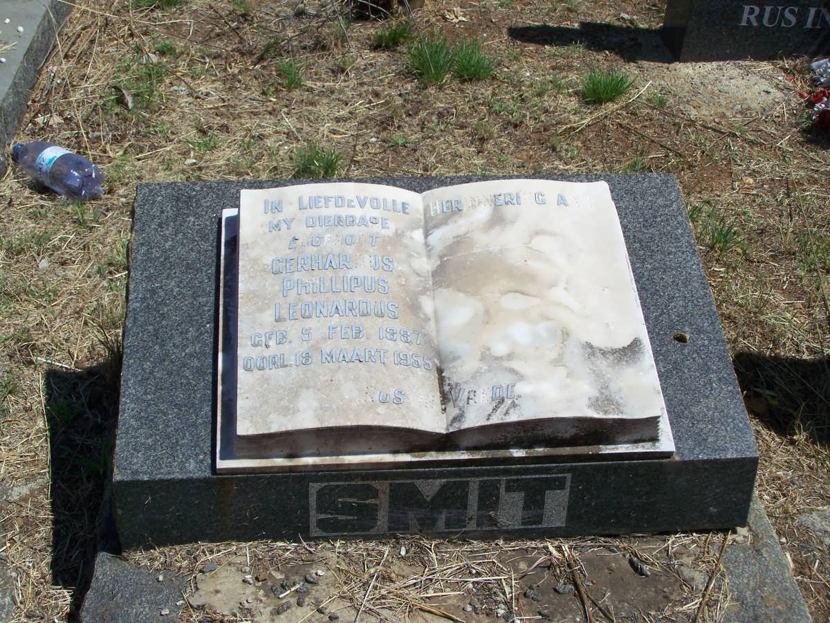 SMIT Gerhardus Phillipus Leonardus 1887-1955