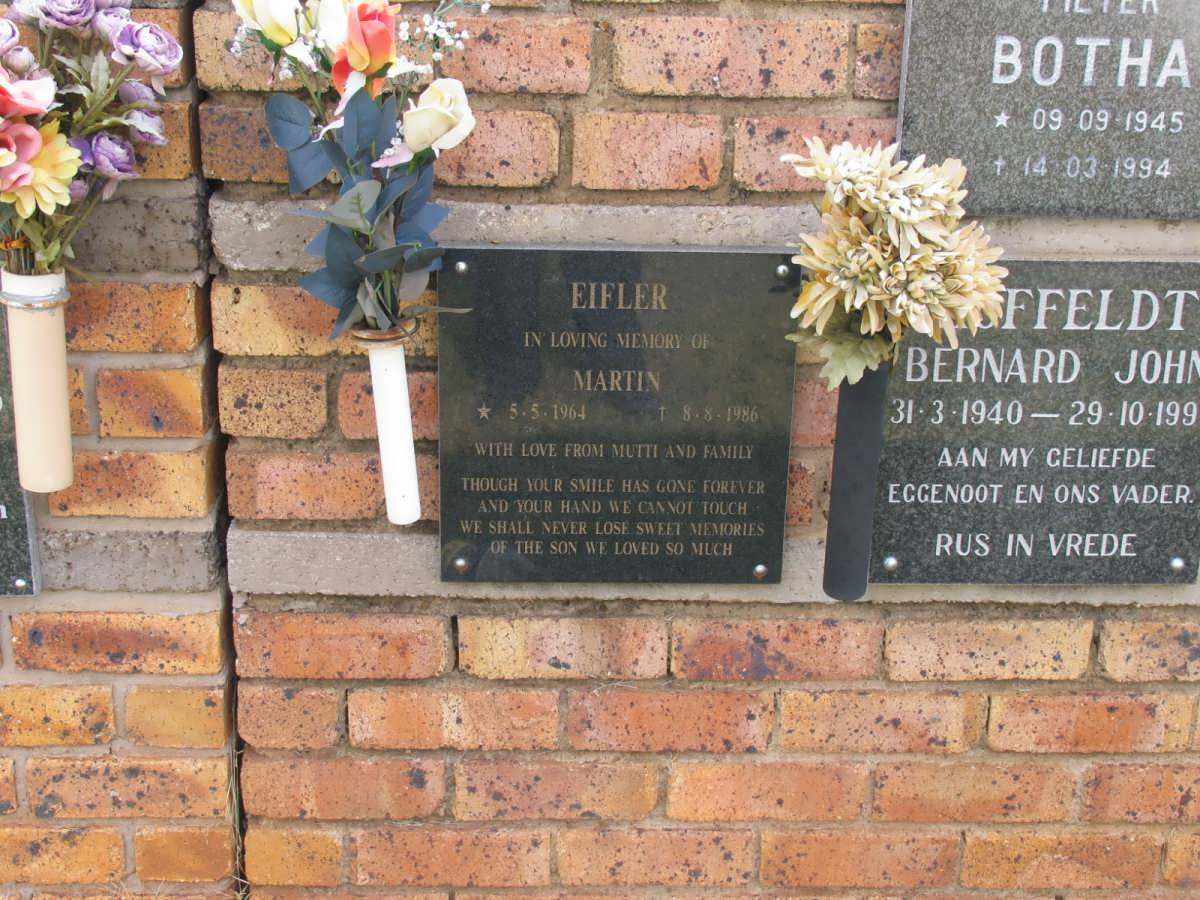 EIFLER Martin 1964-1986