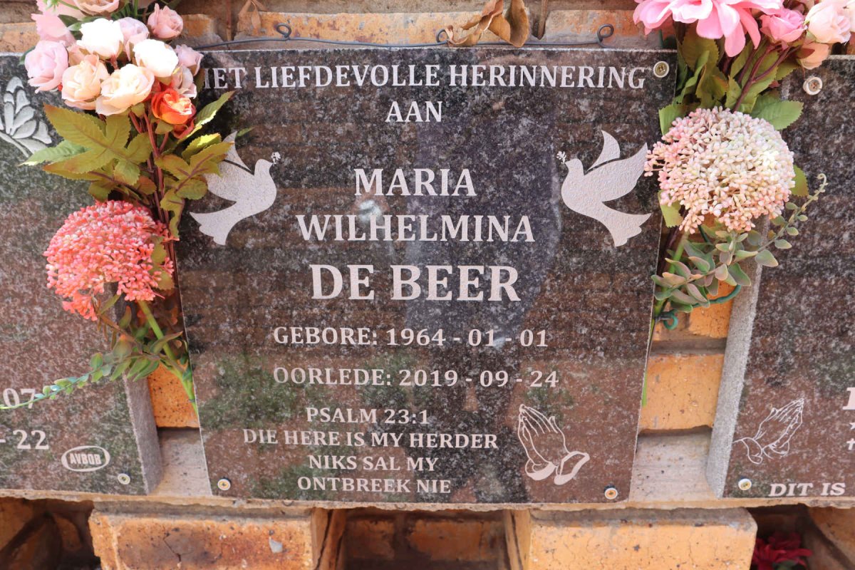 BEER Maria Wilhelmina, de 1964-2019