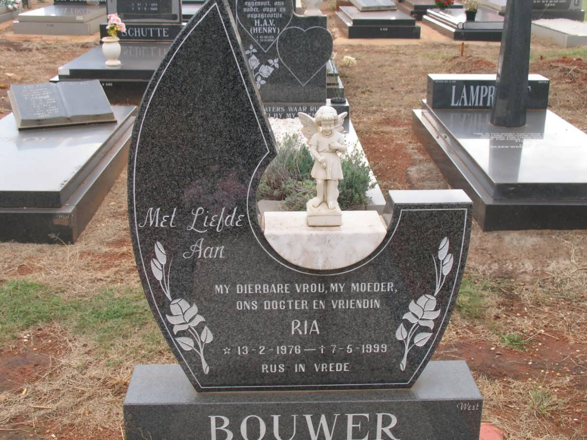 BOUWER Ria 1976-1999