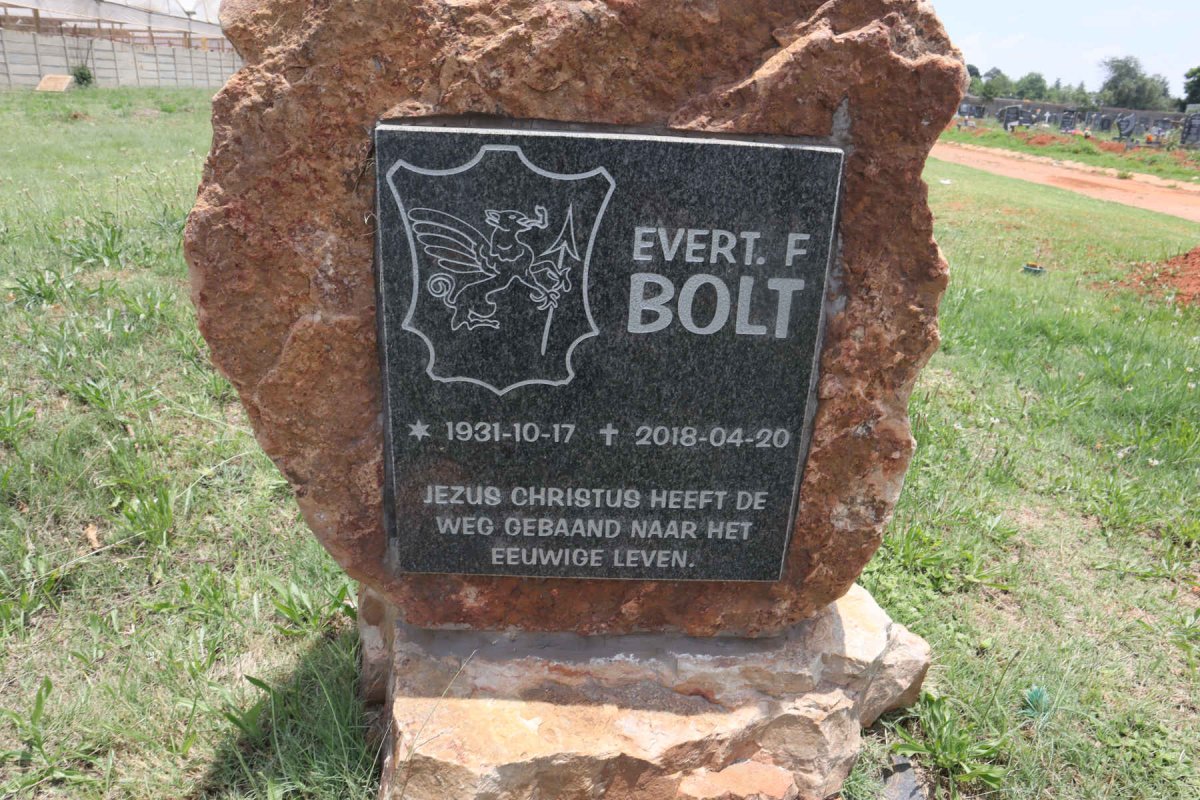 BOLT Evert F. 1931-2018