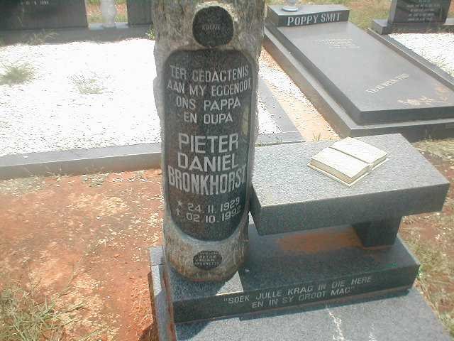 BRONKHORST Pieter Daniel 1929-1992