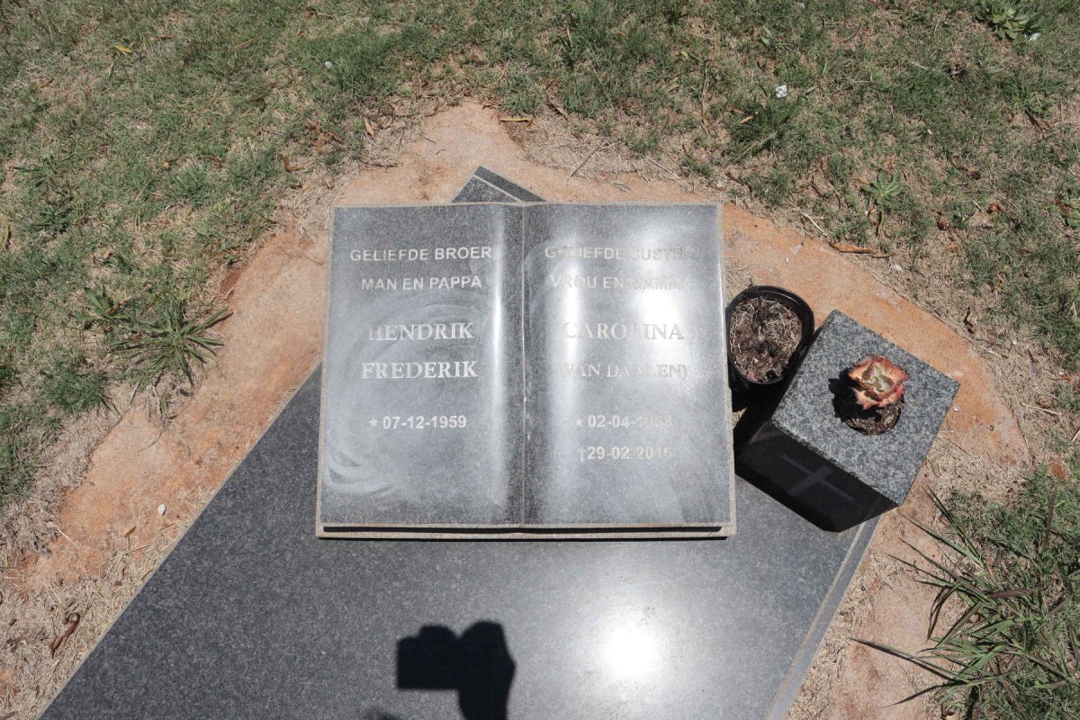 BREYTENBACH Hendrik Frederik 1959- & Carolina VAN DAALEN 1958-2016_2