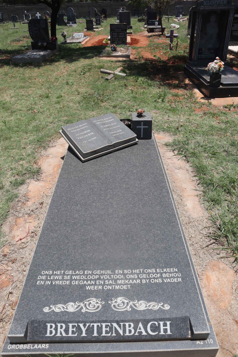 BREYTENBACH Hendrik Frederik 1959- & Carolina VAN DAALEN 1958-2016_1